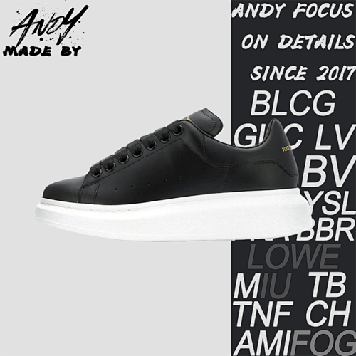 Alexander McQueen White Shoes Gray Leather Tail