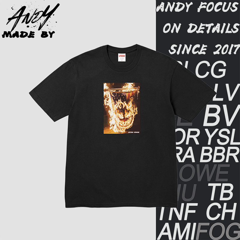 Supreme Smiley Flame T-shirt