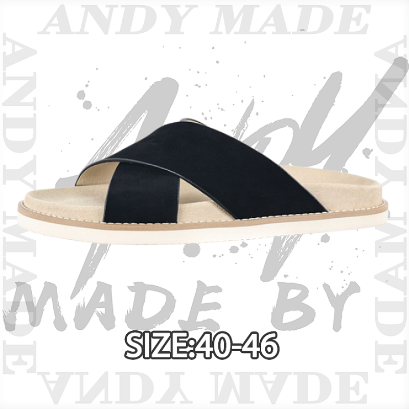 Off-White Suede Cross Drag Black