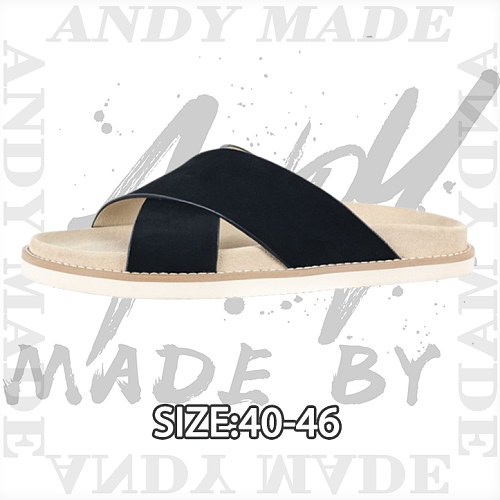 Off-White Suede Cross Drag Black