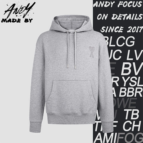 Cotton Hooded Sweatshirt With Heart Embroidered Logo