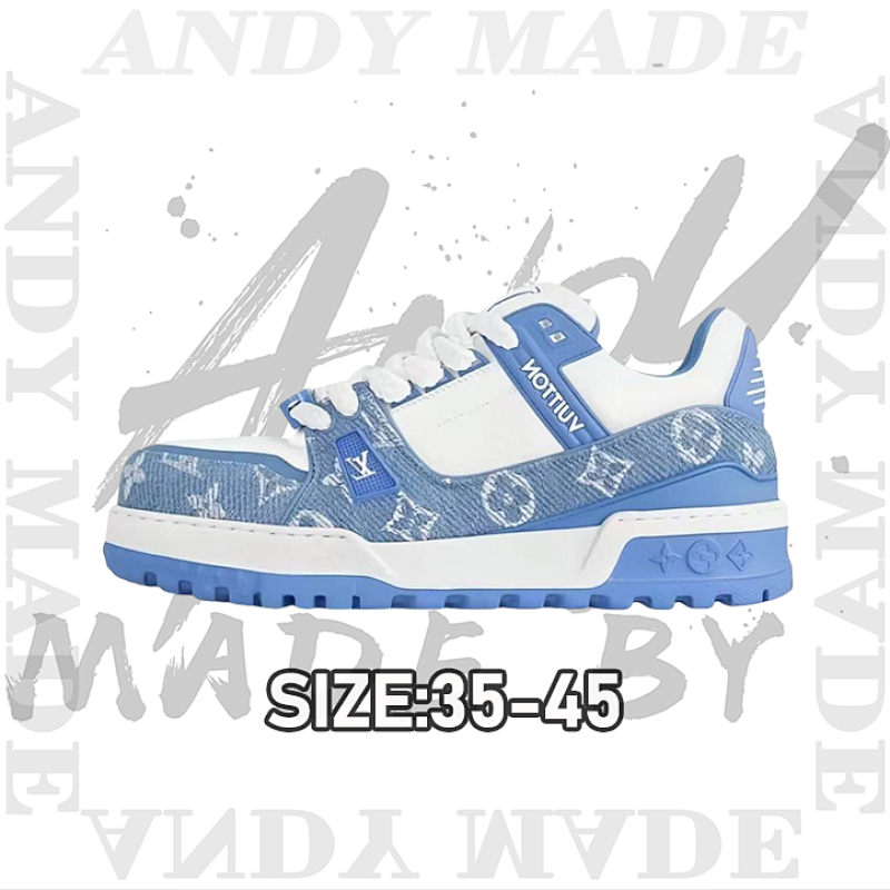 Nike Trainer Maxi Blue Denim Shoes