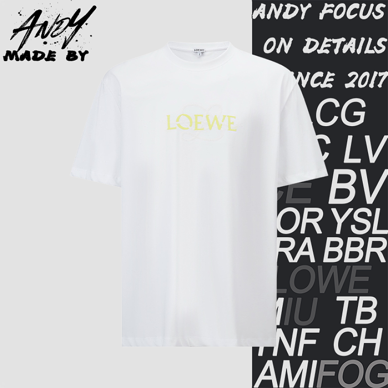 Loewe Embroidered Logo Short-Sleeve T-Shirt