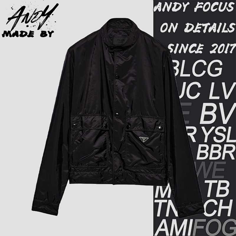 Prada Double Pocket Triangle Logo Jacket