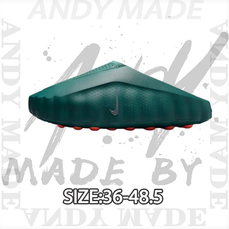 Nike NK Mind Comfortable Open-Toe Slippers Dark Green
