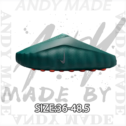 Nike NK Mind Comfortable Open-Toe Slippers Dark Green