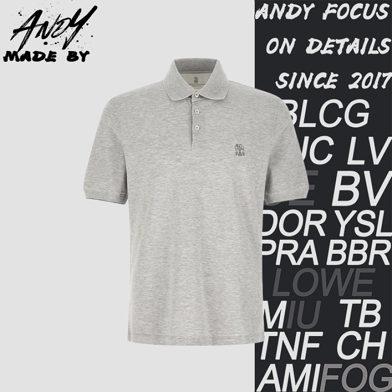 Badge Print Polo Shirt