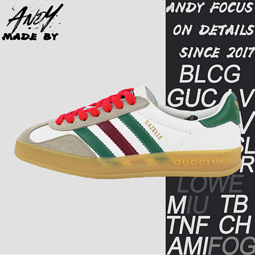 Gucci G Ucci X Adidas Color Blocked Training Series Board Shoes