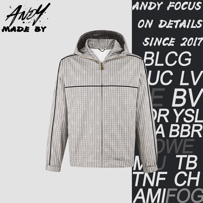 Louis Vuitton Monogram Plaid Windbreaker Jacket