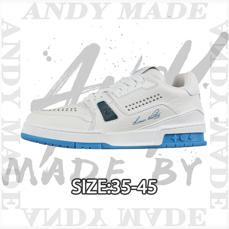 Louis Vuitton L V Trainer Skateboard Shoes New Colorway