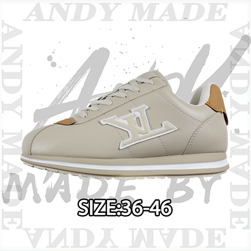 Louis Vuitton Collaboration Low-top Round-toe Lace-up