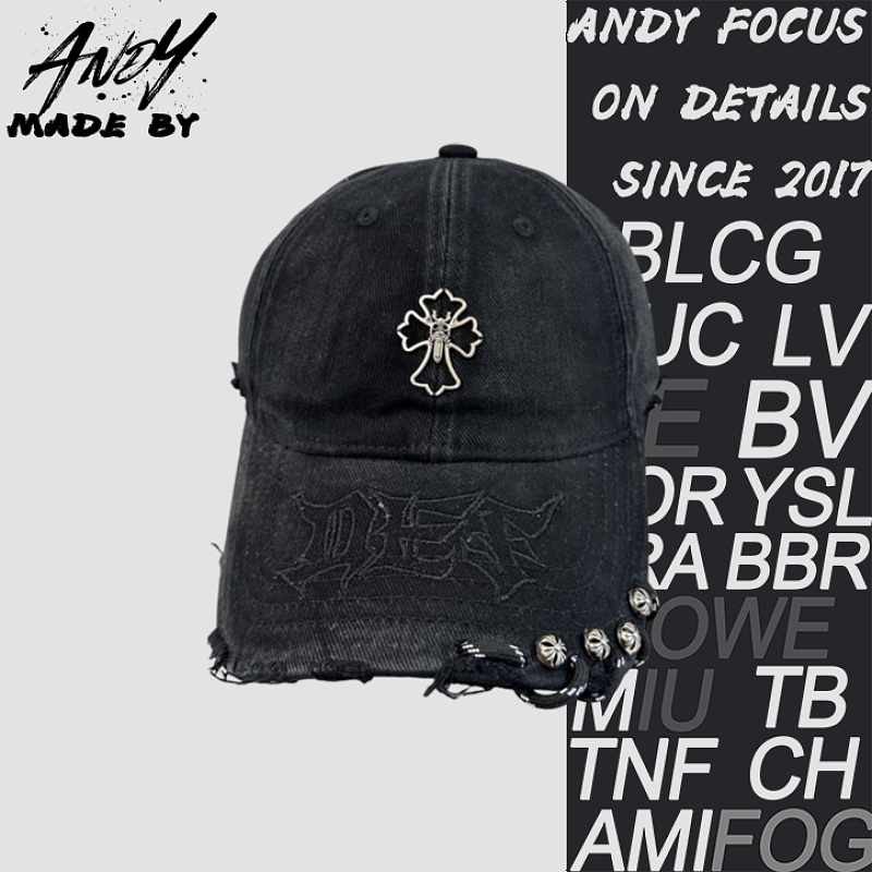 Cross-patterned High-quality Baseball Cap