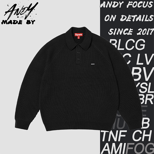 Supreme Embroidered Logo Knit Long Sleeve