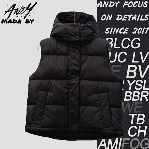 Puff Pastry Four-Patch Hooded Vest