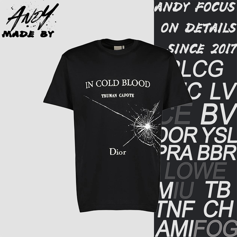 Short-sleeve T-shirt With Glass Crack Print