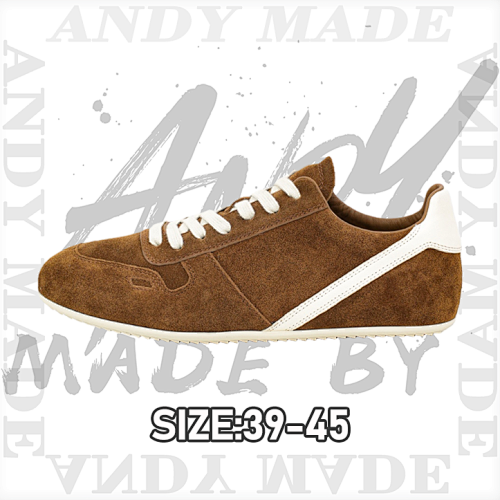 Rick Owens RO German Training Shoes Brown