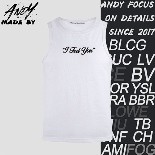 Letter Print Logo Vest