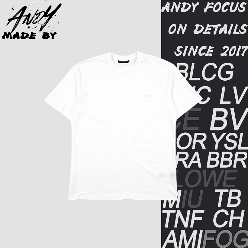 Small Logo Vintage Letter Embroidery Short-sleeve