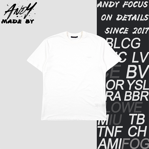 Small Logo Vintage Letter Embroidery Short-sleeve