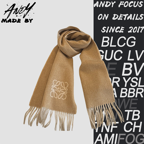 Loewe Double-sided Two-color Scarf