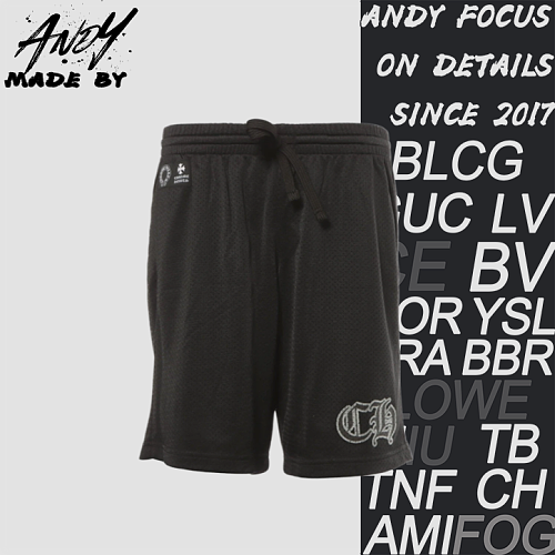 Chrome Hearts CH Glitter Sanskrit Hockey Shorts