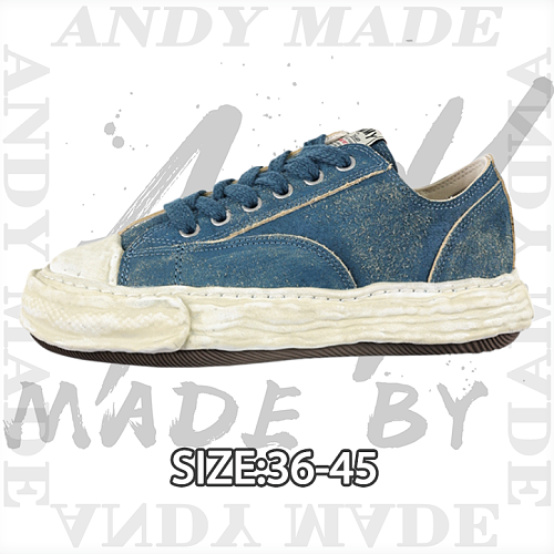 Shell-Toe Fully Vulcanized Shoes Blue
