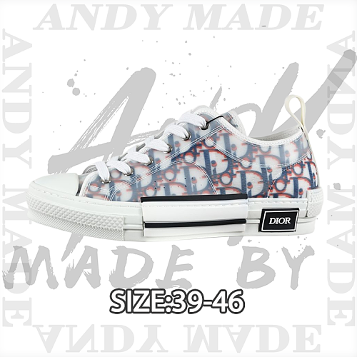 League Low-top Series Red And Blue Gradient