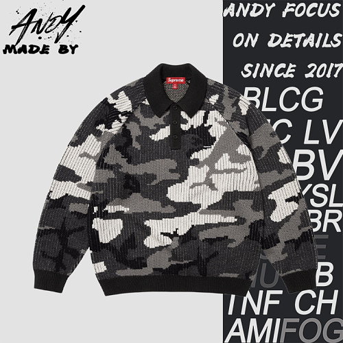 Supreme Embroidered Logo Knit Long Sleeve