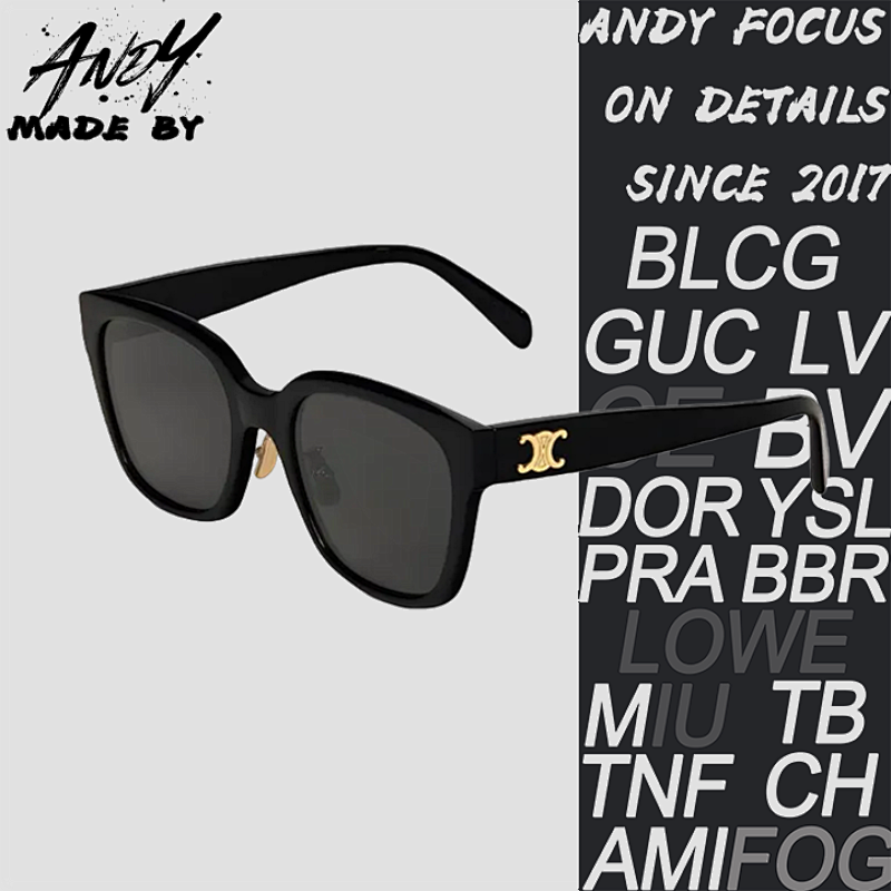 Celine Gold Logo Sunglasses