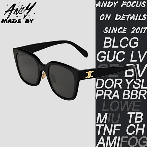 Celine Gold Logo Sunglasses