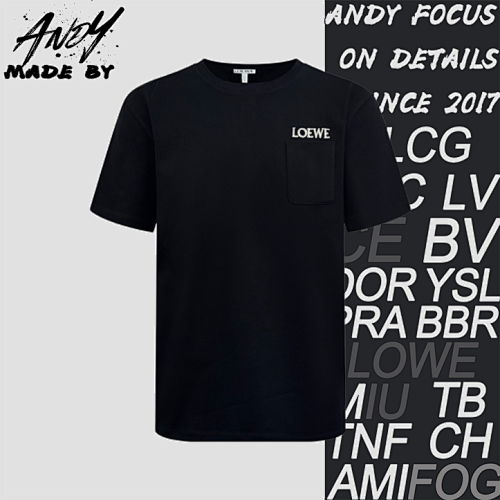 M8 Version Loewe Pocket Letter Short-sleeved Shirt