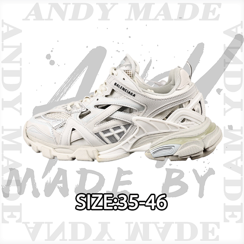 Balenciaga Track 2 Open Sneaker Parisian Family 4th Generation Retro Dad Shoes