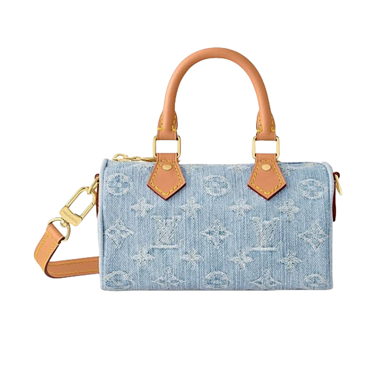Louis Vuitton 88 L V Denim Pillow Bag