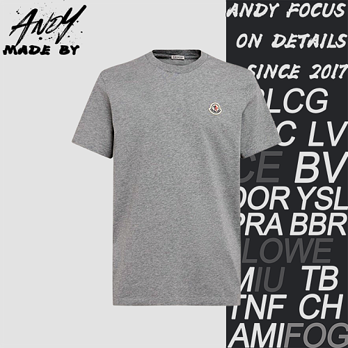 Solid-Color Short-Sleeve Crewneck T-Shirt With Logo