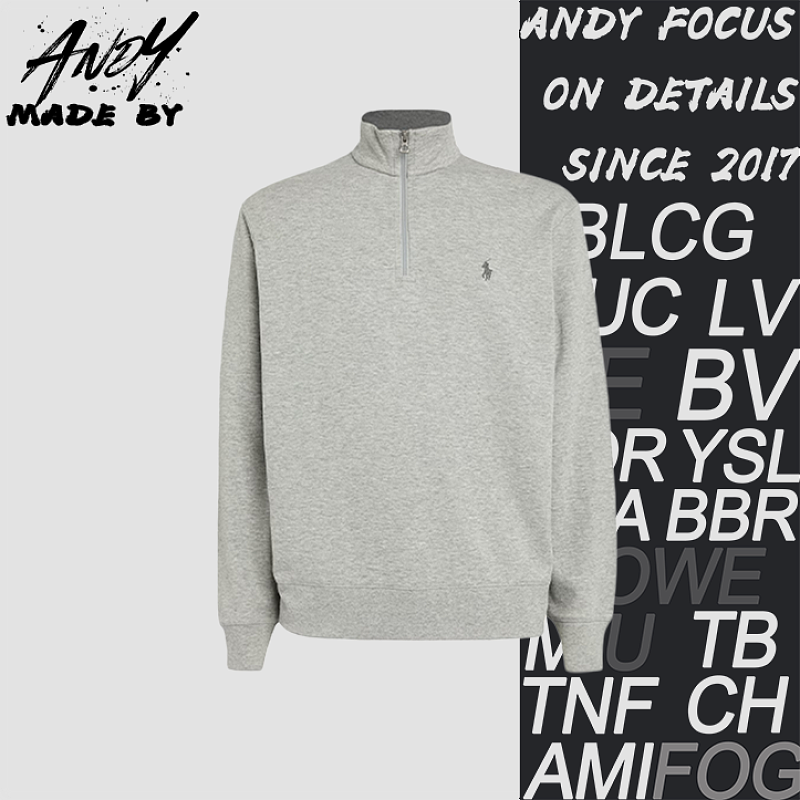 Grey Half-zip Sweatshirt
