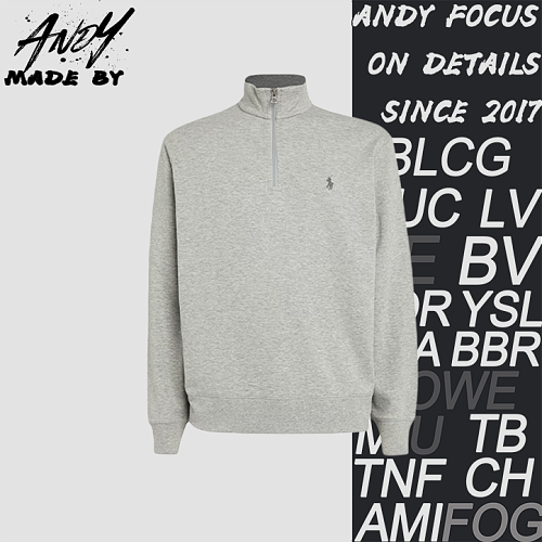 Grey Half-zip Sweatshirt