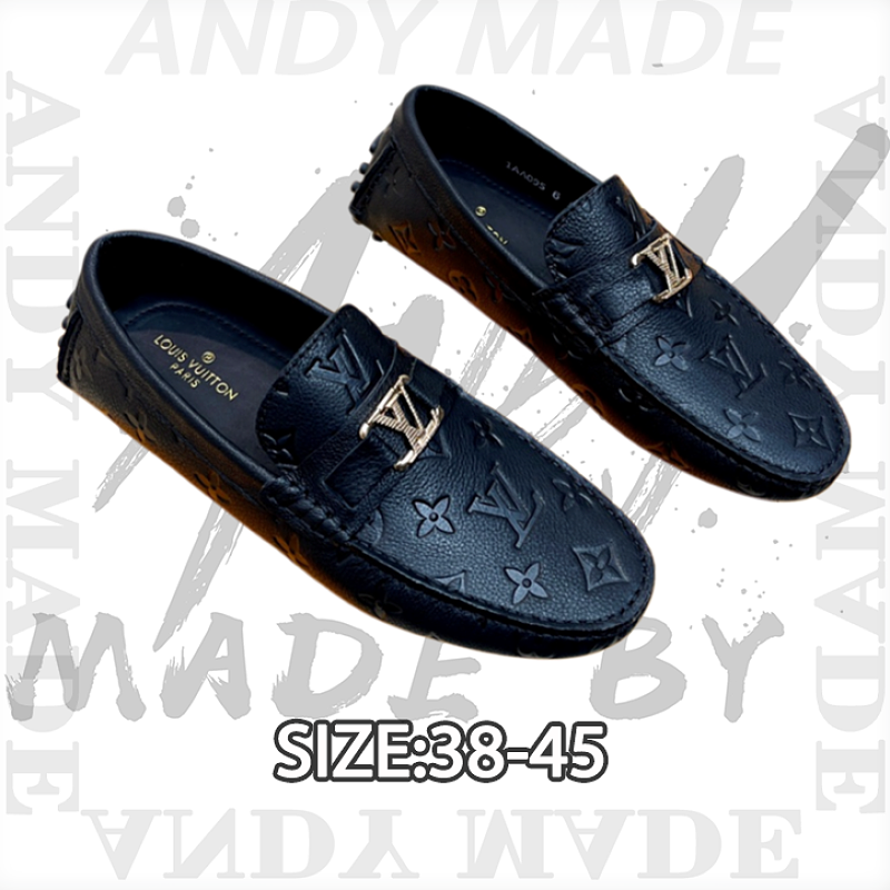 High-quality Replica Louis Vuitton Classic Men's Loafers Featuring Soft Leather Premium El