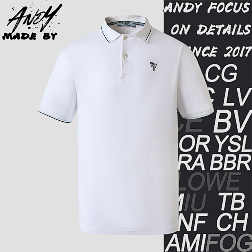 Prada 24 P Rada Classic Logo Embroidered Polo Shirt
