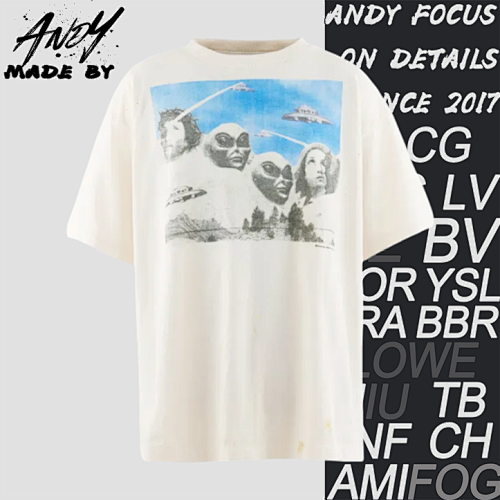 S M Alien Crisis Print Short Sleeve