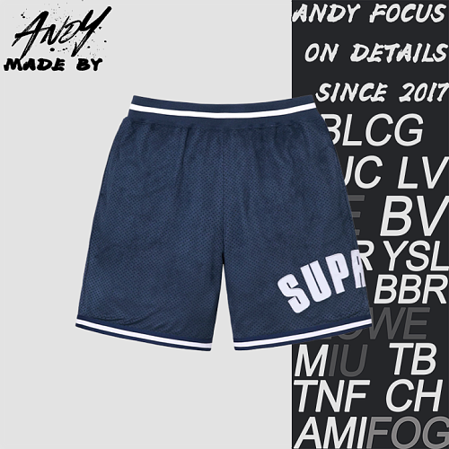 Supreme Sup Suede Mesh Shorts