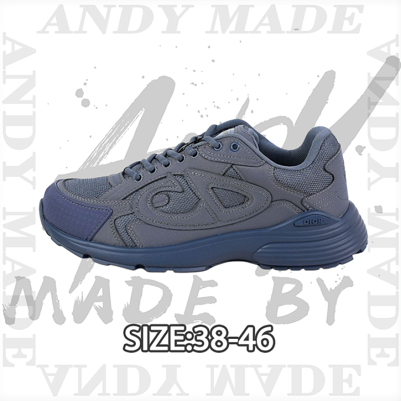 Dior Series Casual Sneakers Dad Shoes Blue