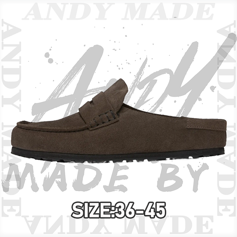 Loafers Birkenstock Full Cover Coffee Color
