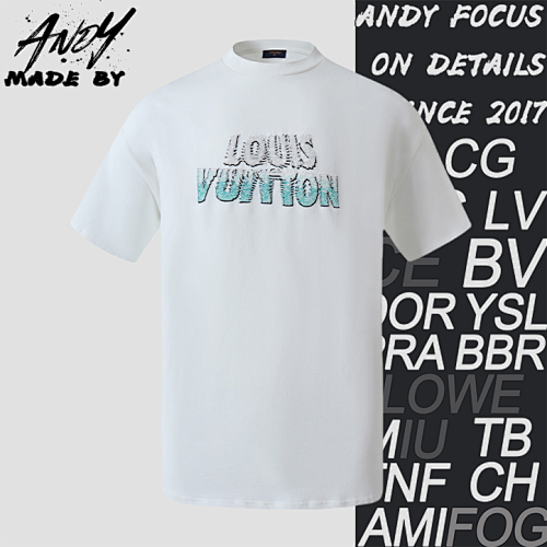 Louis Vuitton 24 L V 23 Classic Beaded Crew Neck Short Sleeve