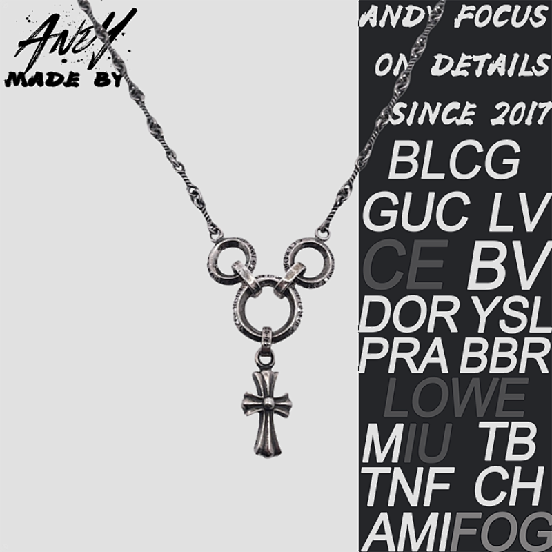 Hearts Three-Ring Necklace