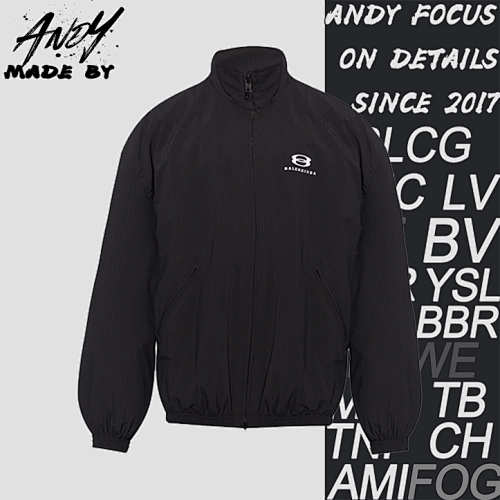 Balenciaga Double Ring Cotton Zipper Jacket