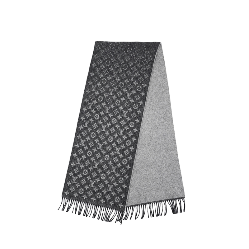 Louis Vuitton Don Key Gradient Jacquard Cashmere Scarf Material
