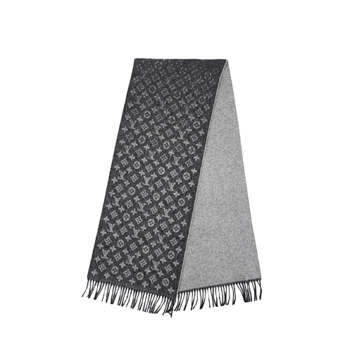 Louis Vuitton Don Key Gradient Jacquard Cashmere Scarf Material