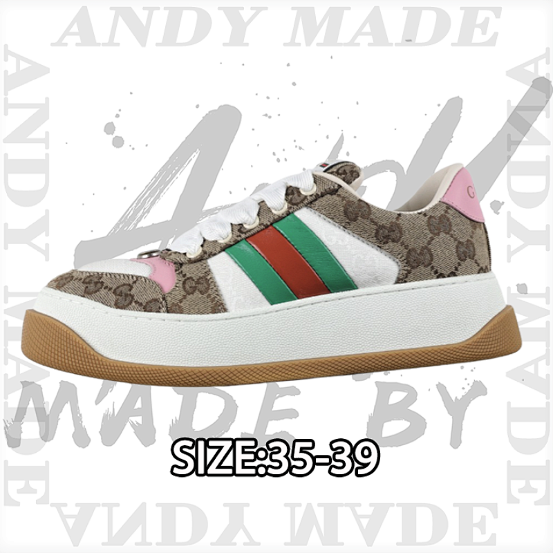 Gucci Screener Series Thick-soled Casual Fashion Dirty Shoes