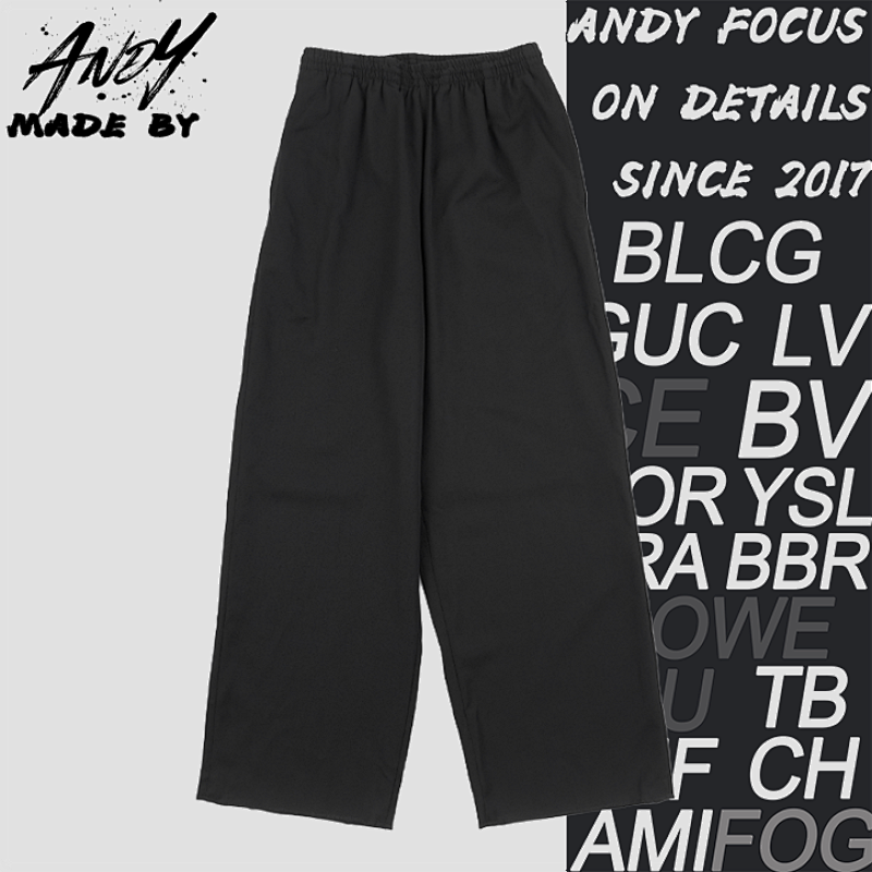 Balenciaga Blcg Wool Wide-leg Pants
