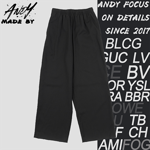 Balenciaga Blcg Wool Wide-leg Pants